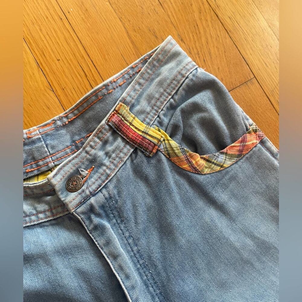 70s Vintage Faded Glory Light Wash Bell Bottoms W… - image 7